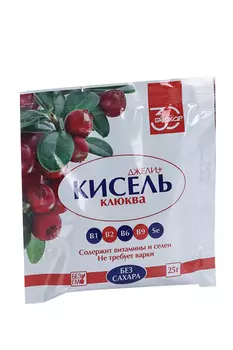 Кисель Джели+ клюква, 25 г