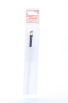 Кисть д/макияжа Queen fair скошенная 12 см цвет белый