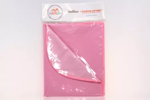 Клеенка 0.5 м х 0.7 м Рома+Машка розовая