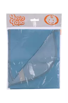 Клеенка Чудо-Чадо наматрасник непром дет голубая 0.5 м х 0.7 м