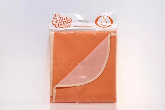 Клеенка Чудо-Чадо подкладная оранжевая 0.7 х1 м