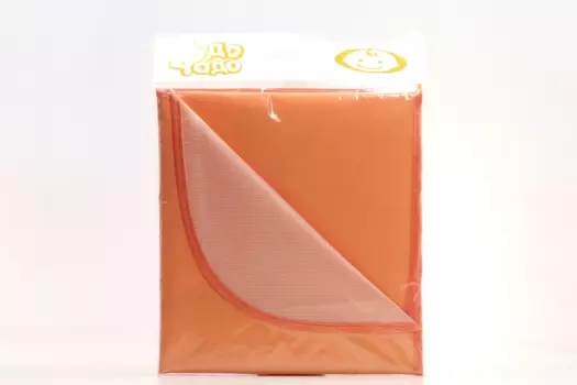 Клеенка Чудо-Чадо в кроватку/коляску оранжевая 0.5 м х 0.7 м