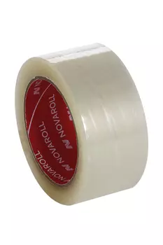 Клейкая лента Nova Roll прозрачная широкая 48 мм х 100 м