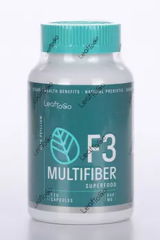 Клетчатка многокомпонентная Multifiber F3 LeafToGo, 120 шт, капсулы