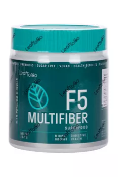 Клетчатка многокомпонентная Multifiber F5 LeafToGo, 200 г, порошок