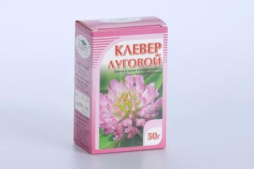 Клевер луговой, 50 г, трава измельченая
