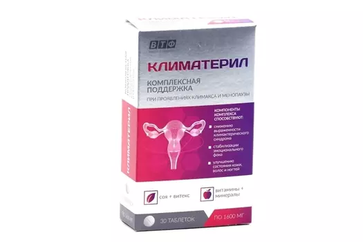 Климатерил д/жен в пер климакса и менопаузы, 30 шт, таблетки