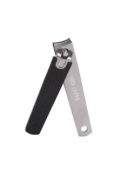 Книпсер Silver Star 80 мм чёрная силиконовая накладка АТ 296 BLACK