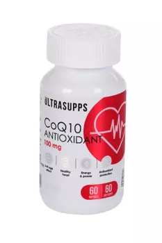 Коэнзим Q10 Антиоксидант ULTRASUPPS, 60 шт, капсулы мягкие