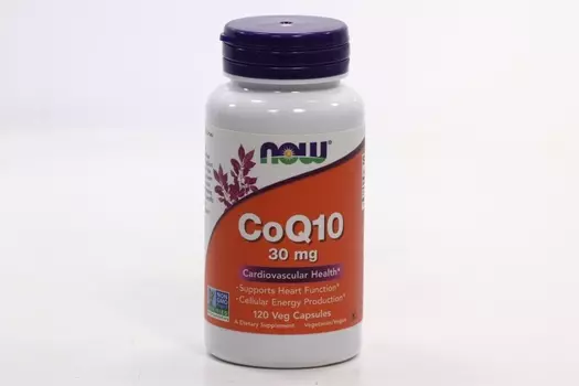 Коэнзим Q10 NOW, 30 мг, 120 шт, капсулы