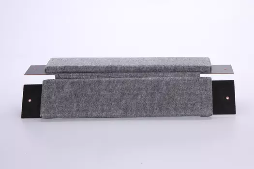 Когтеточка Антицарапки угловая с пропиткой 58х20 см серый