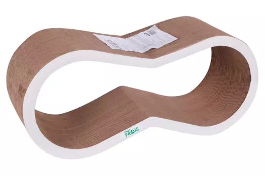 Когтеточка FRAIS из картона 65х25х22 см свитч черная