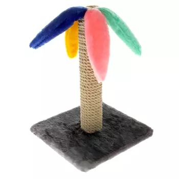 Когтеточка "Пальма", 31 х 31 х 45 см, микс цветов