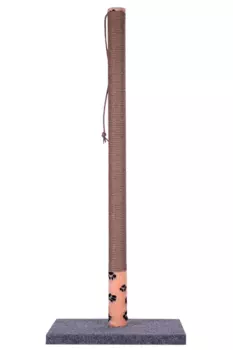 Когтеточка-столбик Чистый котик №4-Б д/больших кошек усиленная подставка и крепеж 120х50х50 см