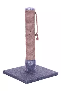 Когтеточка-столбик Чистый котик №9А ковролин 35х35х49 см