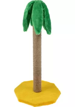 Когтеточка ЗООМАРК Пальма мех 35х35х75 см