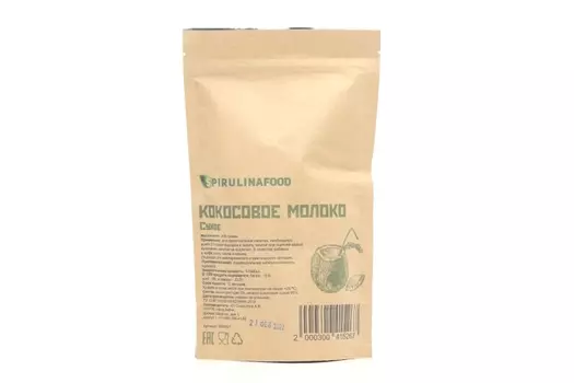Кокосовое молоко Spirulinafood сухое, 200 г