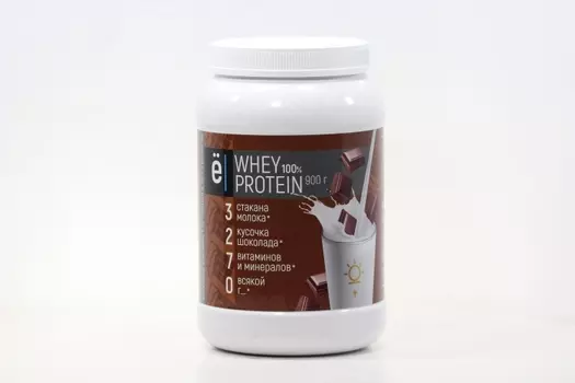 Коктейль Ёбатон белковый whey protein со вкусом шоколада 900 г