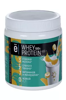 Коктейль Ёбатон белковый whey protein со вкусом банана 450 г