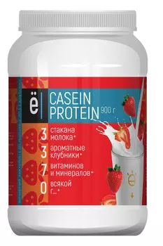 Коктейль Ёбатон вечерний casein со вкусом клубники 900 г