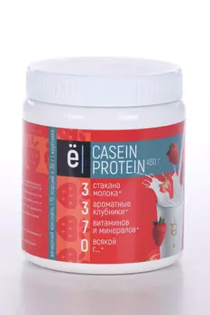 Коктейль Ёбатон вечерний casein со вкусом клубники 450 г