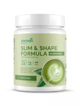 Коктейль протеиновый Plantago д/похудения со вкусом матча-латте, 450 г