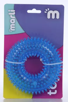 Кольцо с шипами Marli 12,5 см из термопластичной резины с пищалкой