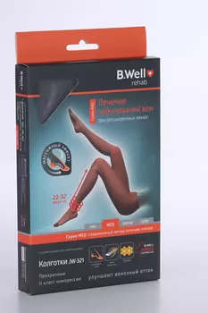 Колготки B Well компр MED 2 класс JW-321 р 4 черн