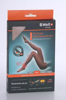Колготки B Well компр MED 2 класс JW-321 р 4 натур