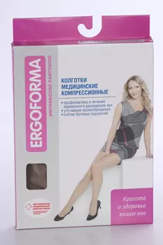 Колготки Ergoforma 1 класс компр бронз (112) р 6
