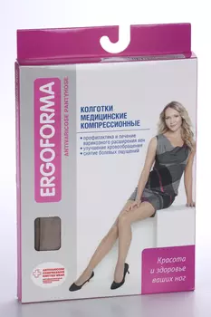 Колготки ERGOFORMA 1 класс компр р 4, телесный