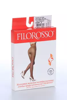 Колготки FILOROSSO Lift Up компресс лечеб-профилакт 70 den 1 класс бежевый р 3