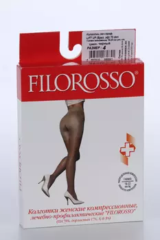 Колготки FILOROSSO Lift Up компресс лечеб-профилакт 70 den 1 класс черный р 4