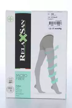 Колготки RELAXSAN Microfiber 1 класс компрессии Collant 70 ден 780М черный р 2
