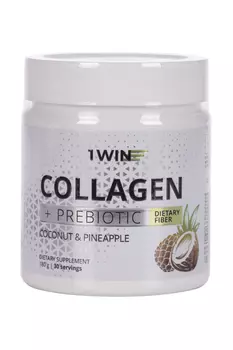 Коллаген 1WIN пребиотик/кокос/ананас 30 порций, 180 г, БАД