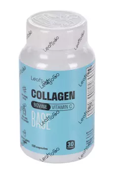 Коллаген Base + витамин С LeafToGo, 120 шт, капсулы