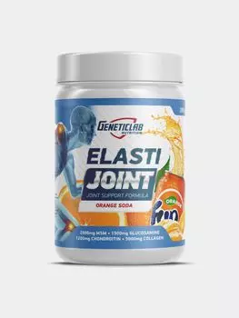 Коллаген для связок и суставов "ELASTI JOINT" Geneticlab Nutrition, со вкусом "Апельсин", 350 г