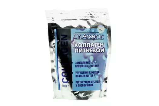 Коллаген Dr Arsenin питьевой, 180 г, пакет
