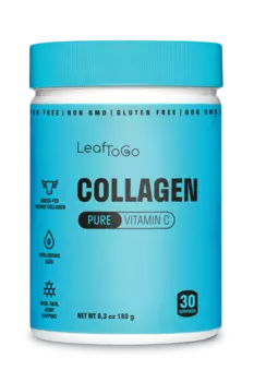 Коллаген+гиалуроновая к-та+Витамин С PURE LeafToGo, 180 г, порошок