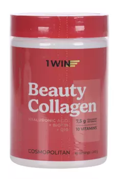 Коллаген комплекс 1WIN Beauty B-complex Бьюти коллаген+Q10 Космополитен 30 порц, 240 г, БАД