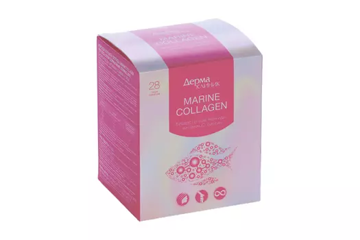 Коллаген морской пептиды ДермаКлиник, 1,6 г, 28 шт, саше