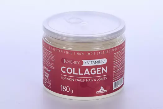 Коллаген пептидный витамин С/вишня, 180 г, порошок