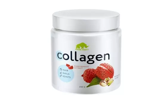 Коллаген Prime Kraft фисташка/личи, 200 г