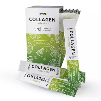 Коллаген + Витамин С 1WIN Лимон/лайм, 30 шт, стик