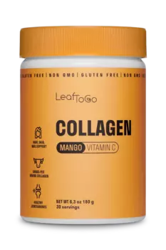 Коллаген+Витамин С LeafToGo порошок со вкусом манго, 180 г, порошок