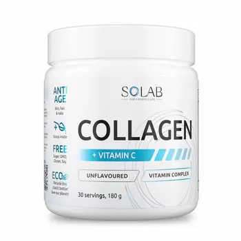 Коллаген+Витамин С Solab Нейтральный, 180 г