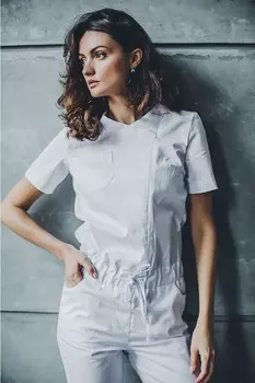 Комбинезон Цветоформа женский медицинский М 91 р 48 белый