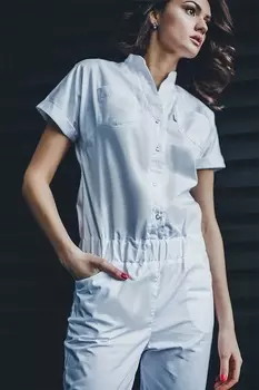 Комбинезон Цветоформа женский медицинский М 92 р 44 белый