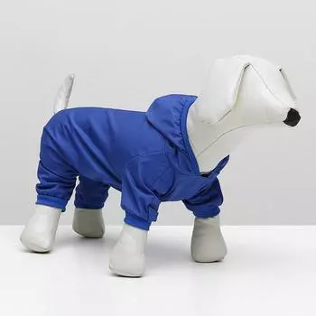 Комбинезон для собак, L (ДС 30 см, ОГ 38 см), синий