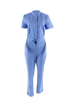Комбинезон DOCLIKE медицинский женский DL 613 с элегантным воротником стойкой голубой р 46